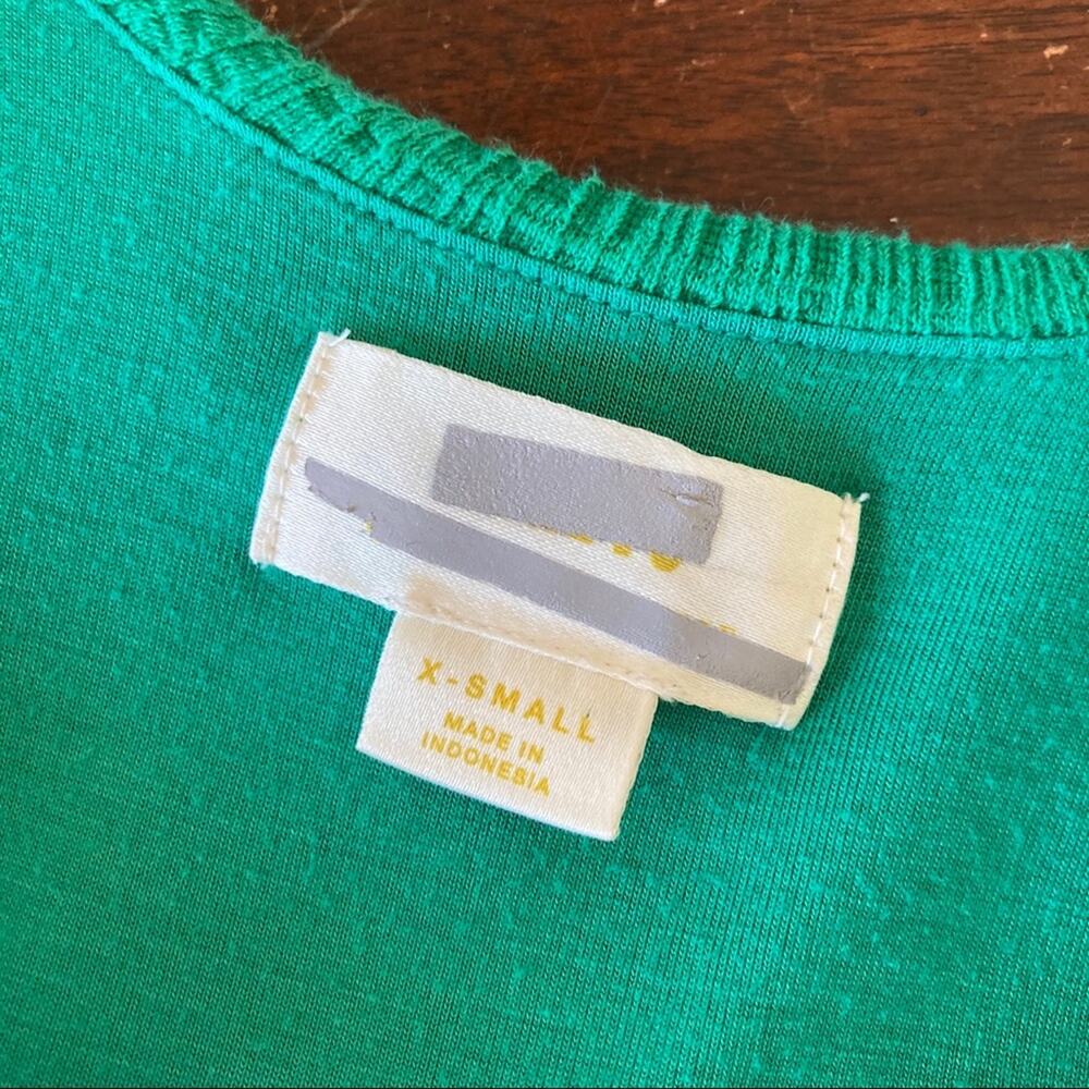 Anthropologie Green Pullover Fit&Flare Dress, XS - Picture 4 of 6